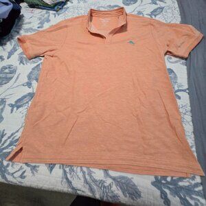 Tommy Bahama Polo Logo Shirt Mens - Large - Orange (Tangerine) -Free Shipping